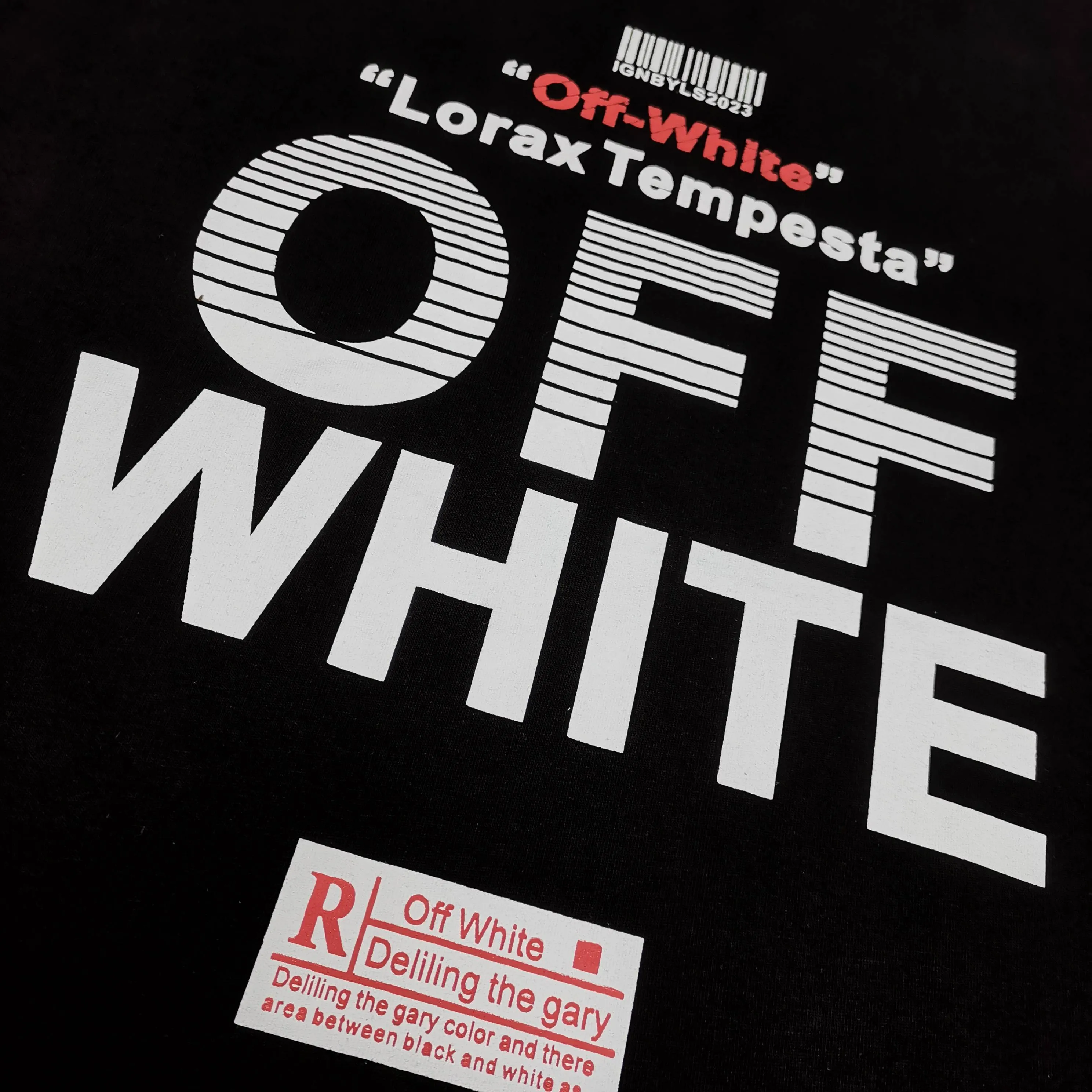 off white new back arrow graffiti loose version short-sleeved T-shirt Size: S M L XL Color: Black White Green P240